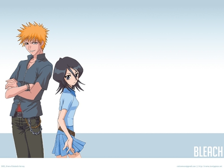 ICHI RUKI - ichigo, shinigami, bleach, rukia