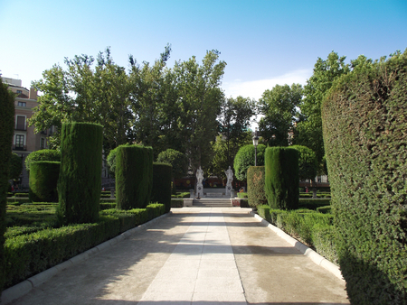 Plaza de Oriente - plaza de oriente, madrid, spain, park