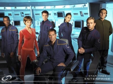 STAR TREK: ENTERPRISE CREW - usa, entertainment, action, tvshow