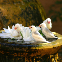 BIRDS IN A BATH