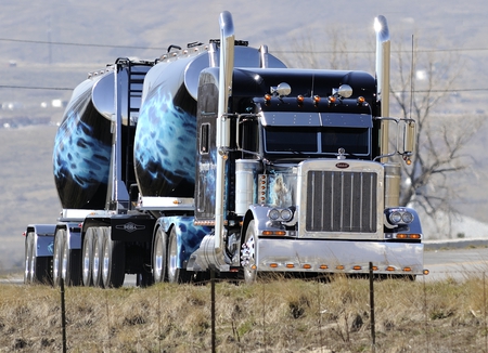 Haulin’ Ash - black, ash, stacks, rig