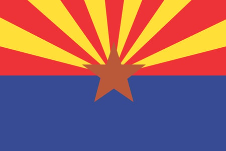 ARIZONA STATE FLAG - arizona, american, symbol, state, flag