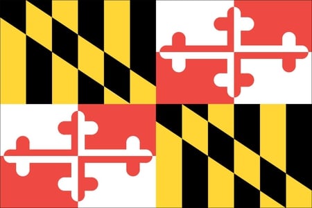 MARYLAND STATE FLAG - flag, symbol, state, american, pattern