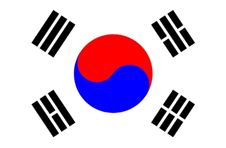 SOUTH KOREAN FLAG - white, korean, flag, symbol