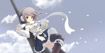 Winter Girl - anime, girl, cute, lovely, sweet