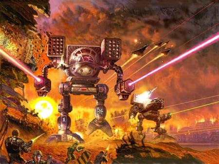 BattleTech Technical Readout Cover - sci fi, mechwarrior, war, battletech, mad cat, robot, mech, mecha