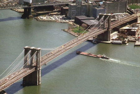 A Lost View (from the WTC) - new york, bridge, people, other