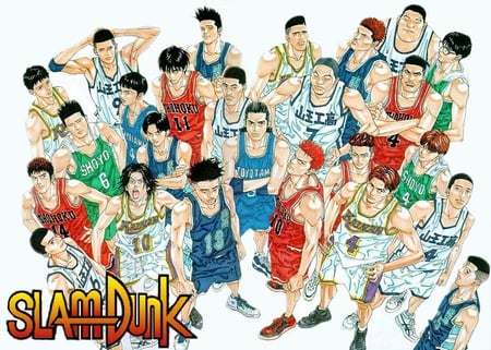 Slamdunk - slamdunk, basketball, anime, ryonan, kainan, shohoku, shoyo