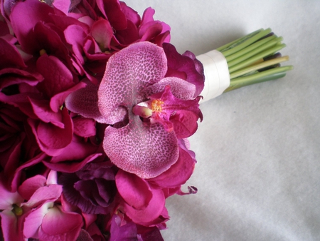 Orchid Bouquet - wedding, orchid, bouquet, pink