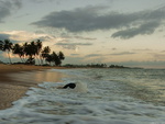 Winter morning at beach