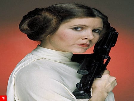 CARRIE FISHER AS PRINCESS LEIA - action, actors, movies, usa