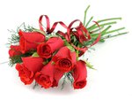 Red rose bouquet