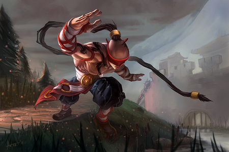 Lee Sin The Blind Monk - lee sin, epic ninja, lol, blind