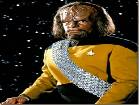 MICHAEL DORN AS 'KLINGON' WORF - action, entertainment, tvshow, usa