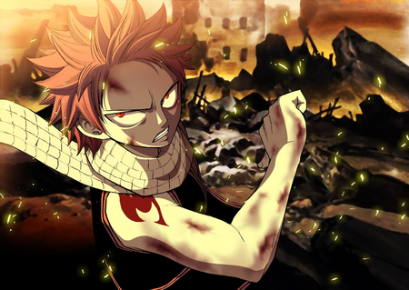 Natsu Dragoneel Fullbust - dragoneel, natsu anger, fairy tail, natsu