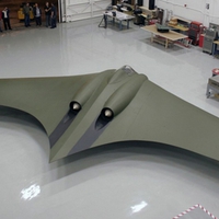 Mock-up of Nazi Flying Wing