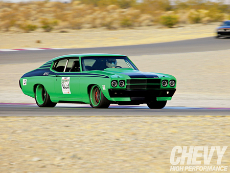 1970 Chevy Chevelle - bowtie, green, racing, gm