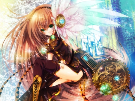 Angel Luka - pretty, artistic, angel, pink, light, luka, uniform, stunning, headphones, nice, gear, program, leggings, hot, thighhighs, megurine, beauty, gold, virtual, angel luka, cg, white, wings, green, megurine luka, cute, aqua eyes, feathers, song, outfit, sexy, vocaloid, anime, blue, boots, amazing, microphone, music, aqua, glimmer, pink hair, art, idol, anime girl, beautiful, singer, girl, cool, black, glow, awesome, diva, digital, vocaloids, headset