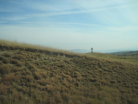 Cross - mc, cross, mountains, nature