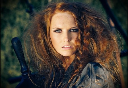 Red Hair - red, model, beautiful, hair, woman