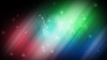 Light Aurora - sky, stars, streaks, aura, aurora, bright, abstract, red, blue, green, lights, northern