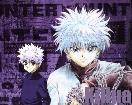 killua - white, killua, innocent, astig