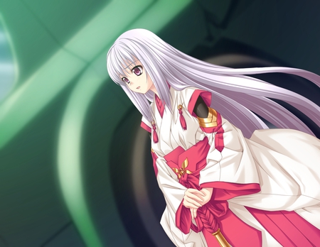 Yugiri Princesca - yugiri princesca, long hair, anime, japanese, original, kimono girl, cute girl