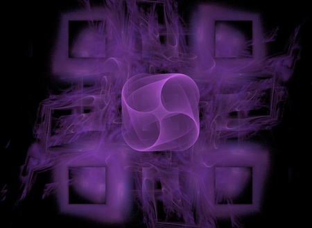 Precious Purple - fractal, purple, abstract, pink