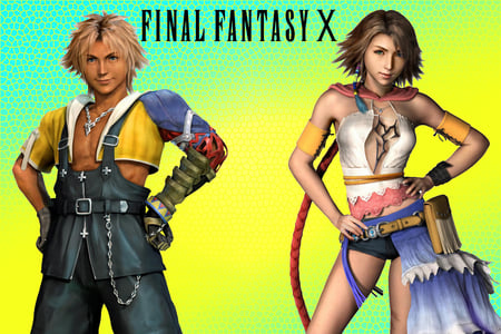 Tidus and Yuna - tidus, yuna, ten, final fantasy