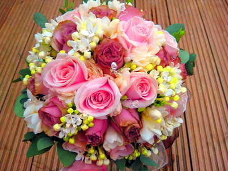 Happy birthday June - roses, white, yellow, red, colors, bouquet, pink, birthday