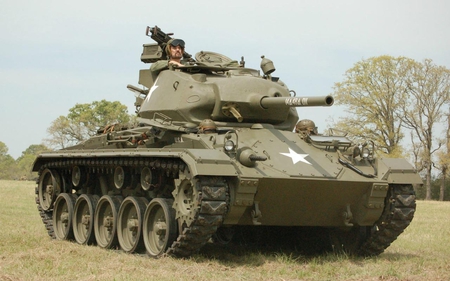 M-24 Chaffee Medium Tank - us army, tank, chaffee, ww-ii