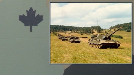 CANANDIAN LEOPARD C1's - tank, leopard, reforger, caf