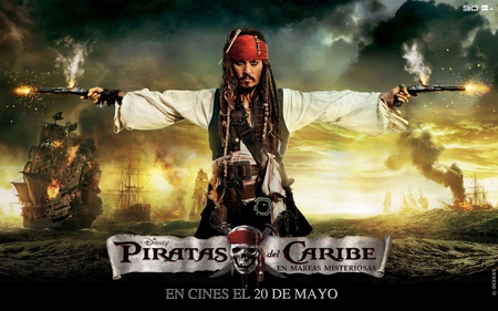 Piratas del Caribe - entertainment, captain jack sparrow, pirates of the caribean, johnny depp, movies