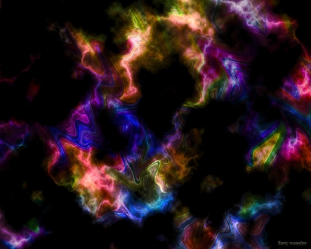 satin fractal - cg, colorful, 3d, fractal