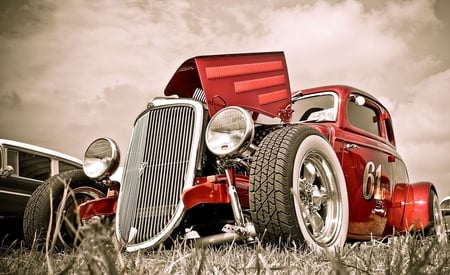 Ford Coupe - hotrod, v8, hot, coupe, rod, car, classic, ford, custom, antique