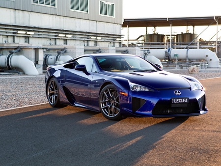 Lexus LF-A - lf-a, car, blue, lexus, supercar, lfa, super