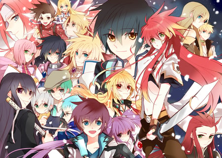 Tales of Legency - symphonia, xillia, tales of, crossover, vesperia