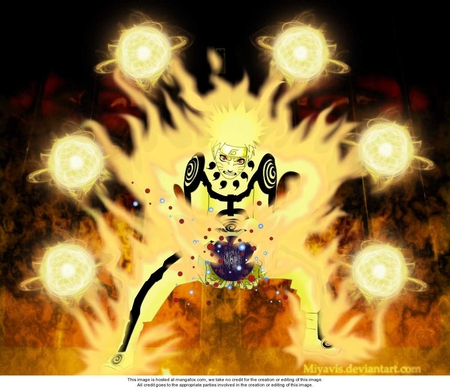 nine tails - control, naruto, anime, nine tails