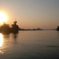 Nile River at sunset