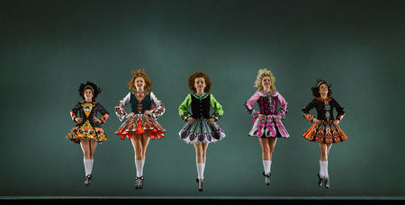 Wee Celtic Dancers - girls, celtic, wee, dancers