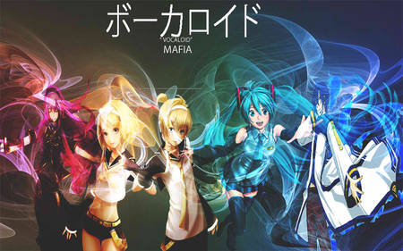 vocaloid band - anime, band, other, voca