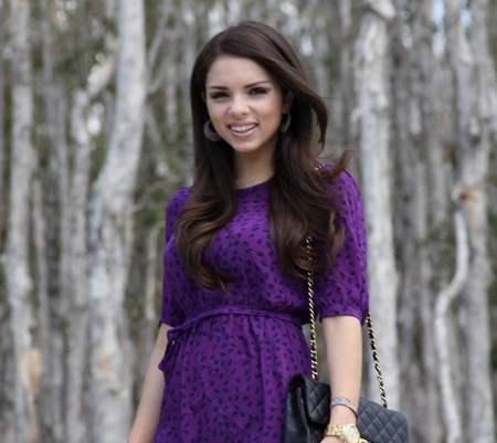 â™¥ Purple Forever â™¥ - dreams, love, girl, always, magical, fashion, violet, entertainment, young, precious, purple, forever, romantic, beautiful, dress