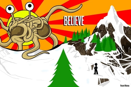 Believe - nice, abstract, cool, mountain, monster, believe, colorful, awesome