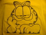 Garfield Drawing on Tshirt