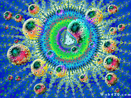 Psychedelic - center, mind blowing, swirling, colors, spinning