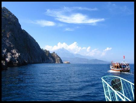 olympos - sky, sea, blue