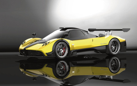 Pagani Zonda R Yellow