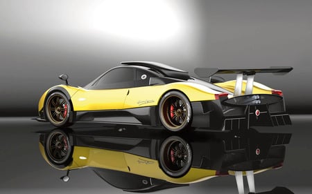 Pagani Zonda R Yellow - pagani, car, zonda r