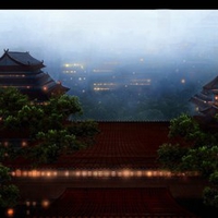 China Twilight View