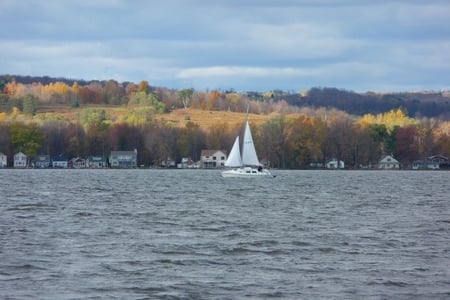 Yacht-on-Chautauqua-Lake - chautauqua-lake, picture, cool, yacht